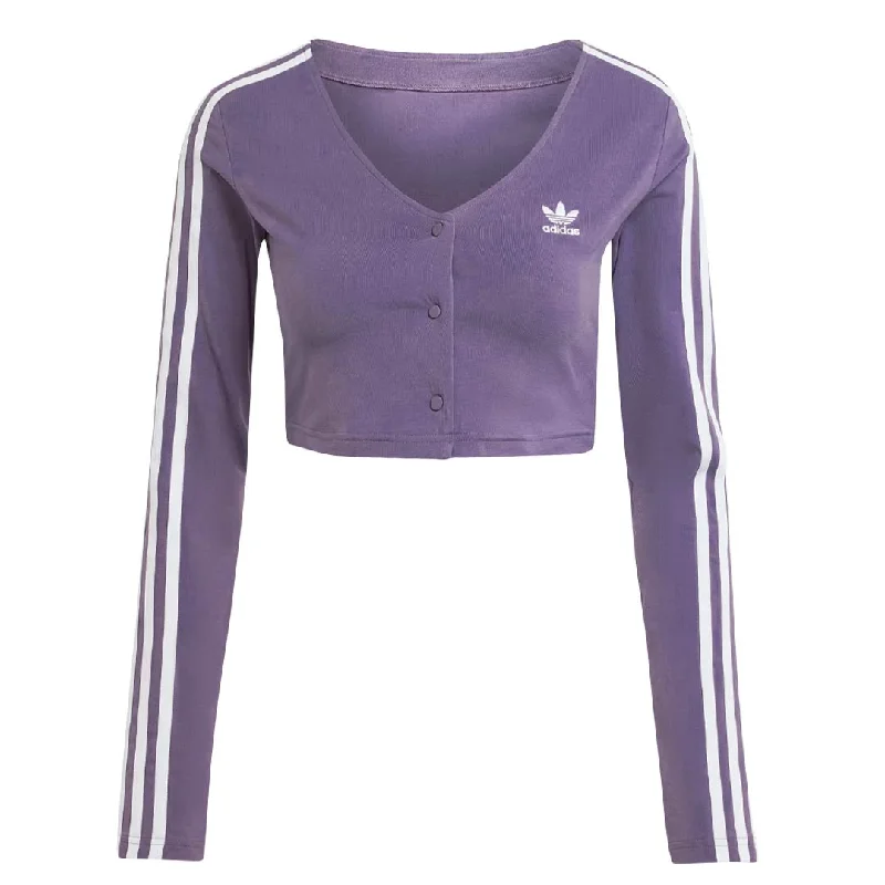 adidas - Women's Originals Classics Button Long Sleeve T-Shirt (IK6616)