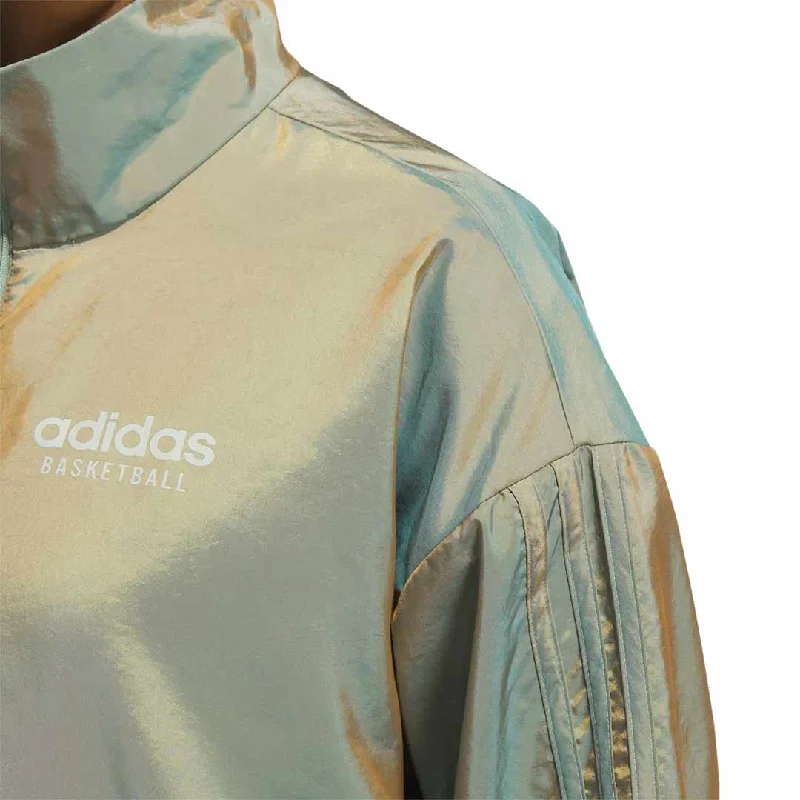 adidas - Women's Select Iridescent Basketball 1/4 Zip Jacket (IJ5246)