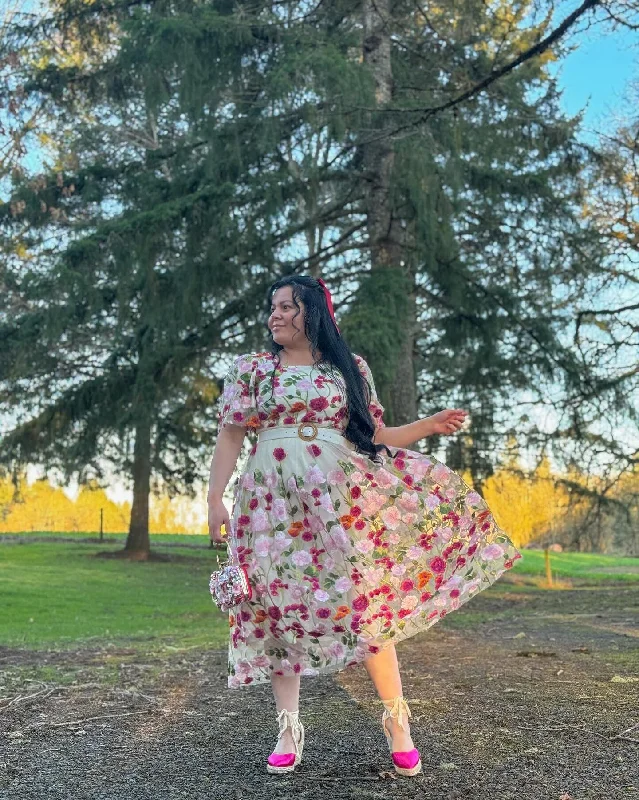 Coraline Floral Midi Dress