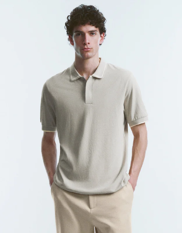 Knitted Polo Shirt