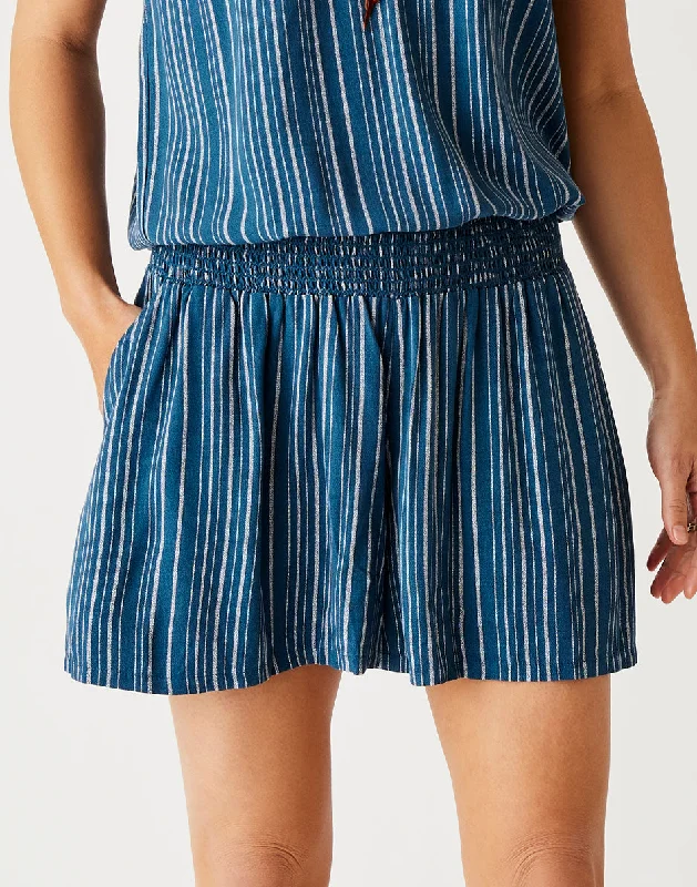 Leah Short: Azul Stripe