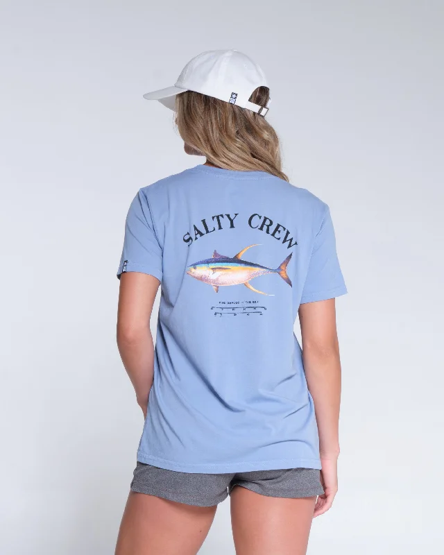 AHI MOUNT BOYFRIEND TEE - MARINE BLUE