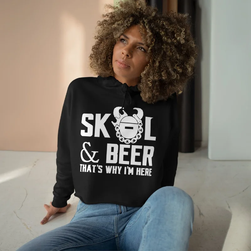 Crop Hoodie - & BEER