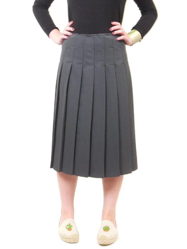 Junee Jr. Pleated Knee Length Skirt