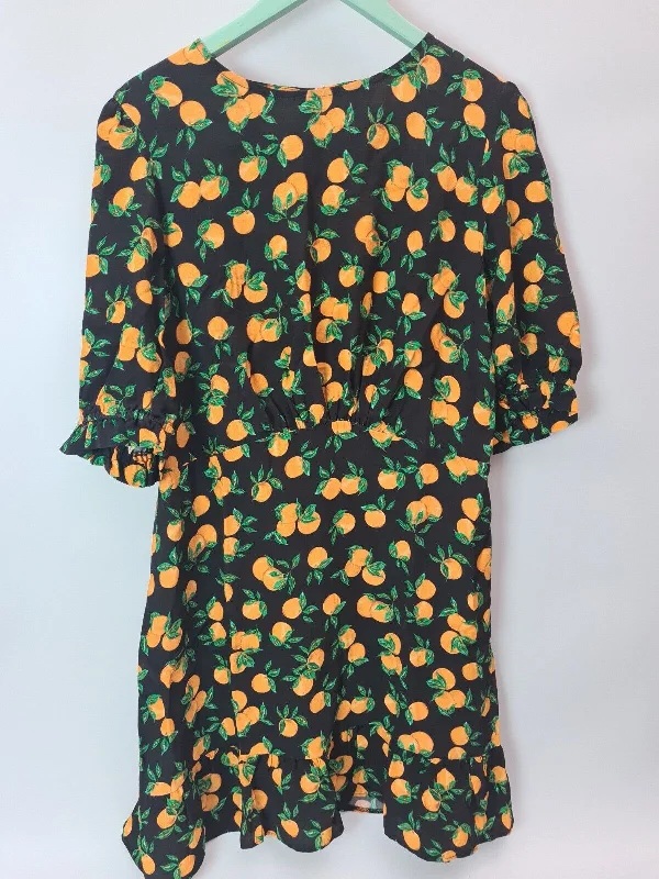 Nobody's Child Serena Mini Dress. Oranges. Size UK 12 **** V30Q