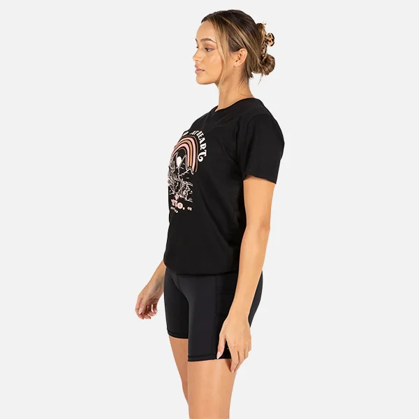 Unit Ladies Wild Heart Tee - Black