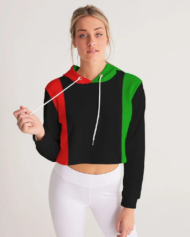 AKH Pan African Women's Cropped Hoodie