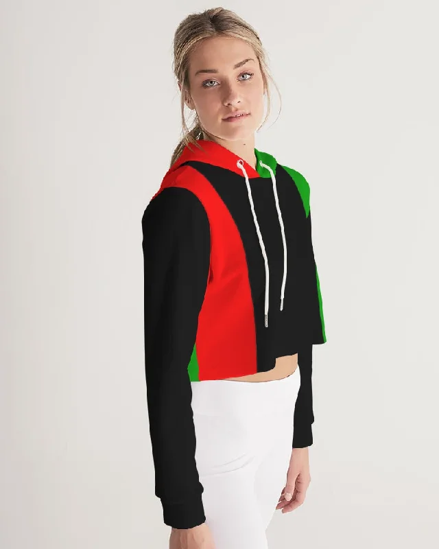 AKH Pan African Women's Cropped Hoodie