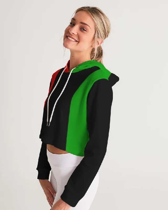 AKH Pan African Women's Cropped Hoodie