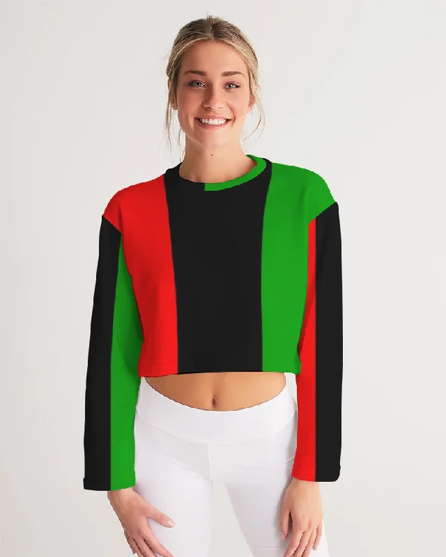 AKH Pan African Women's Cropped Sweatshirt