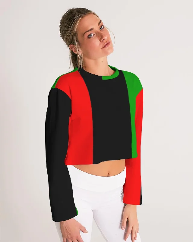 AKH Pan African Women's Cropped Sweatshirt