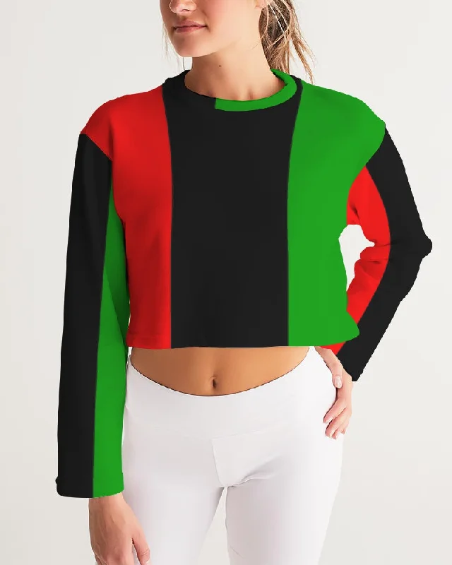 AKH Pan African Women's Cropped Sweatshirt