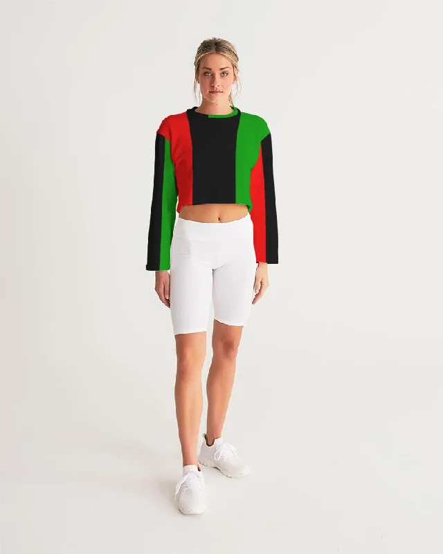 AKH Pan African Women's Cropped Sweatshirt