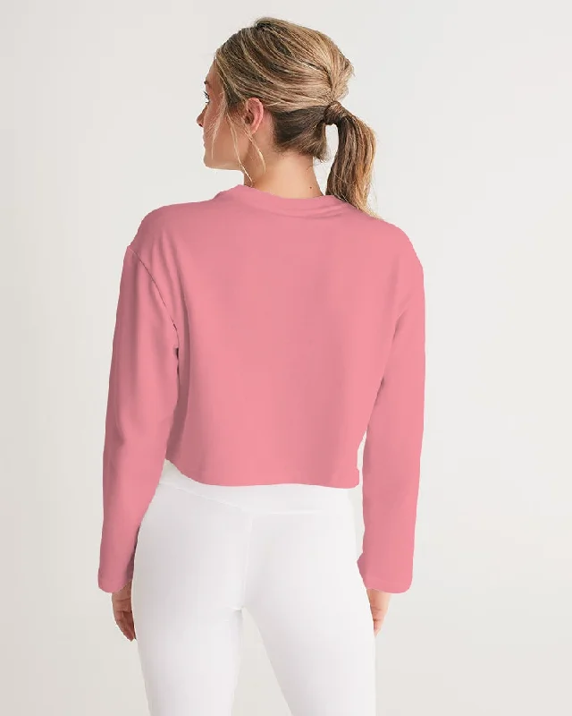 AKH Pink Women's Cropped Sweatshirt