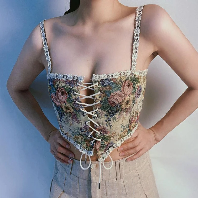 Cottagecore Corset Top