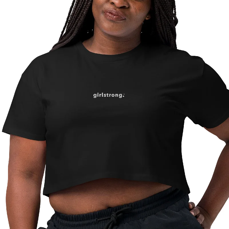 BOYFRIEND CROP TOP TEE GIRLSTRONG