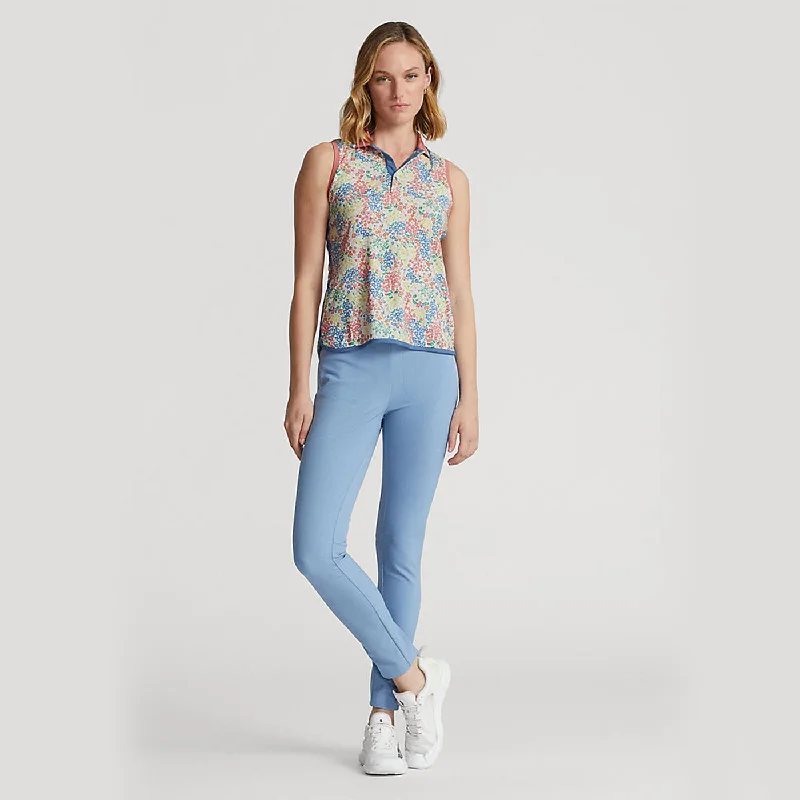 RLX Ralph Lauren Women's Printed Airflow Sleeveless Golf Shirt - Key West Petals