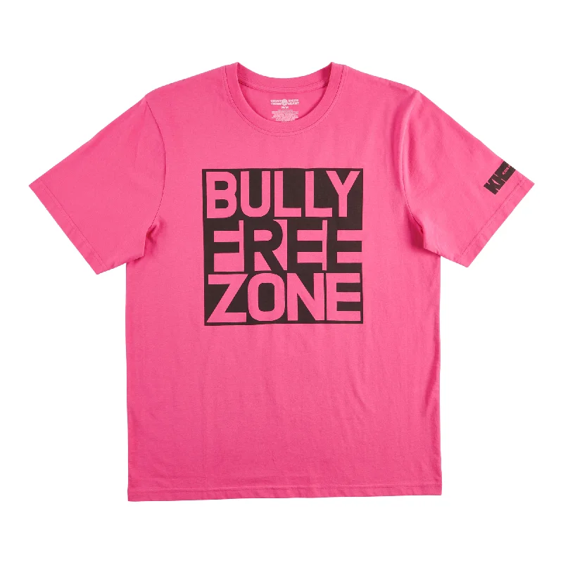 Adult Unisex Anti-Bullying ""Bully Free Zone"" T-Shirt, English