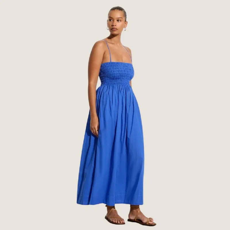 Agolde Midi Dress (Sicilian Blue)