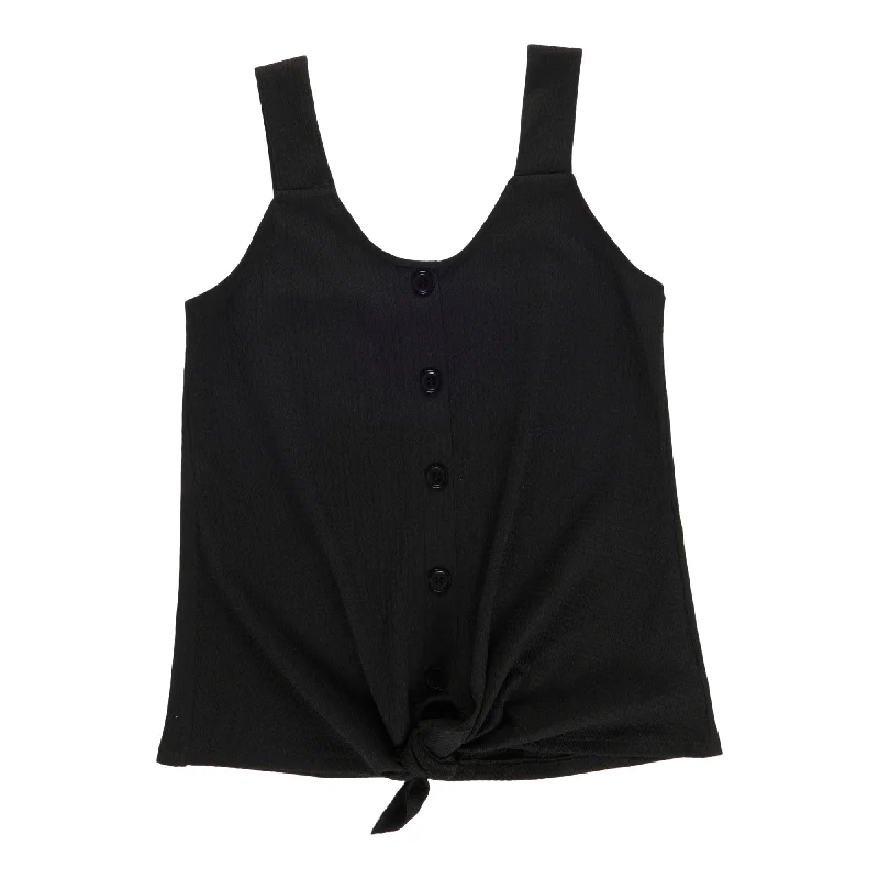 lily morgan Women's Tie-Front Tank Top