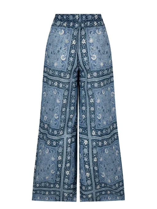 Spell Sunshine Bandit Wide Leg Pants - Chambray