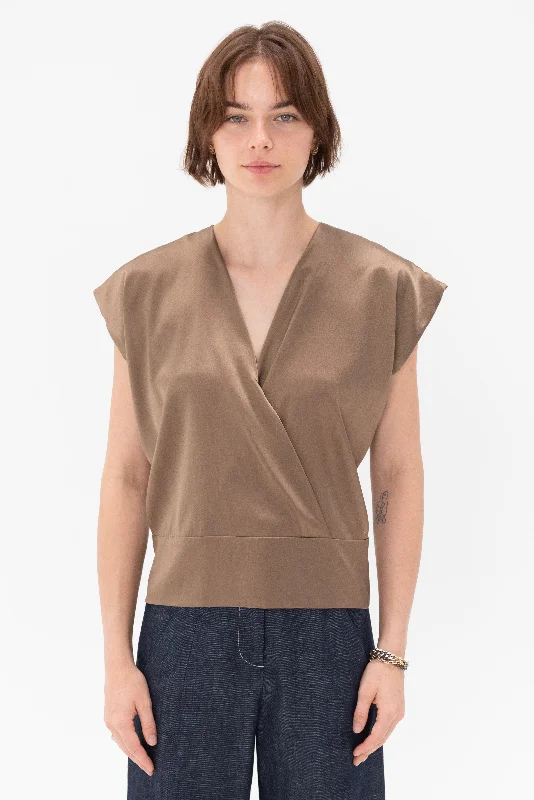 Wrap Mido Top, Olive