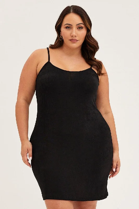 Black Basic Cami Dress