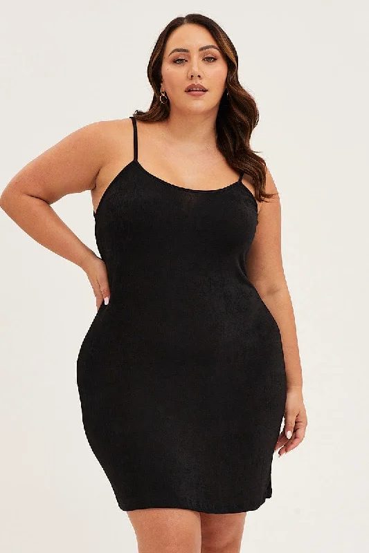 Black Basic Cami Dress