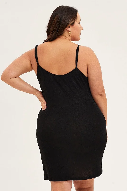 Black Basic Cami Dress