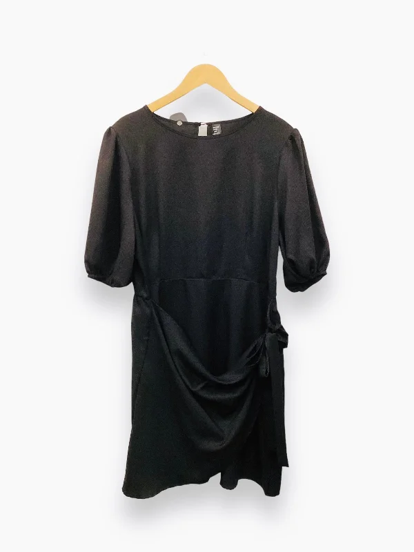 Black Dress Casual Midi Shein, Size 3x