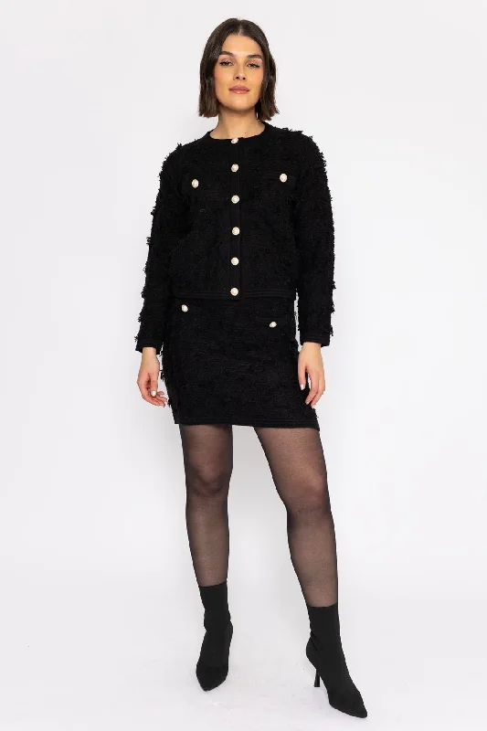 Boucle Jacket in Black