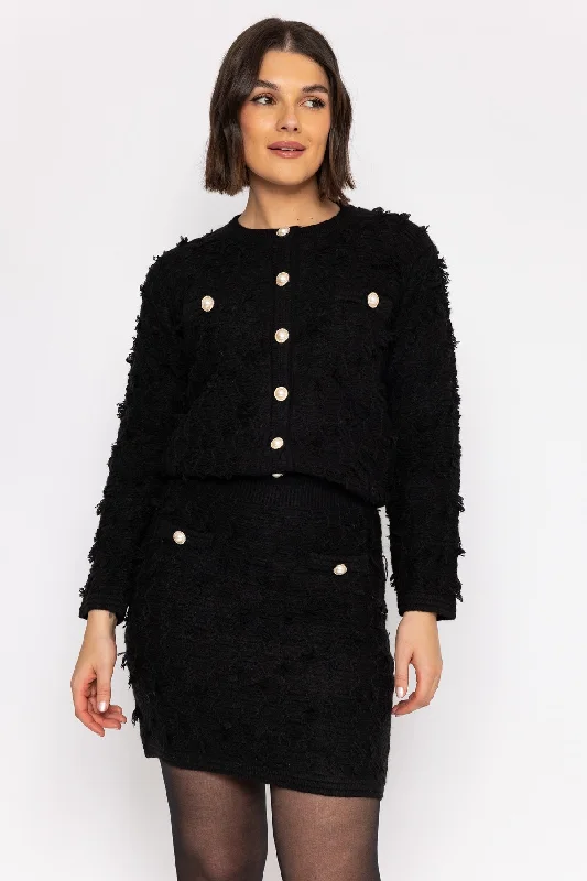 Boucle Jacket in Black