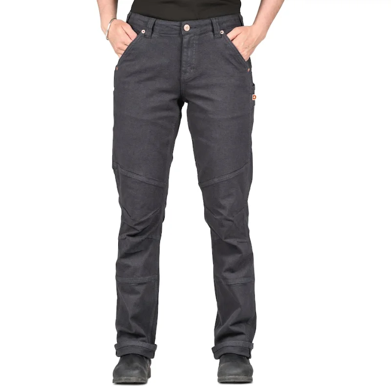 GO TO Stretch Canvas Pants - Cement Grey