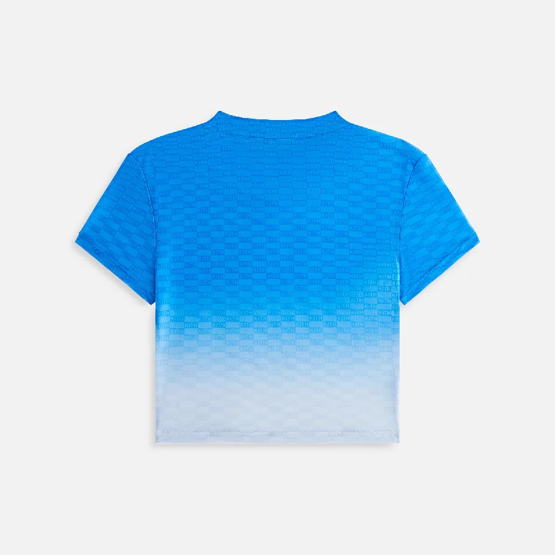 Kith Women Mulberry Monogram Mesh Tee - Chicory