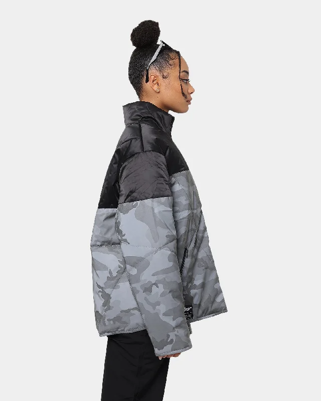 Loiter Split Spectrum Puffer Jacket Black/Camo 3M