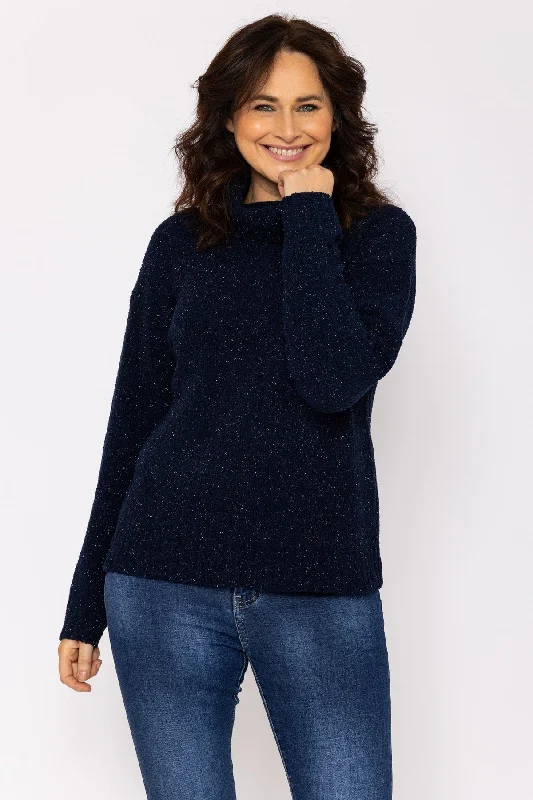 Lurex Knit in Navy