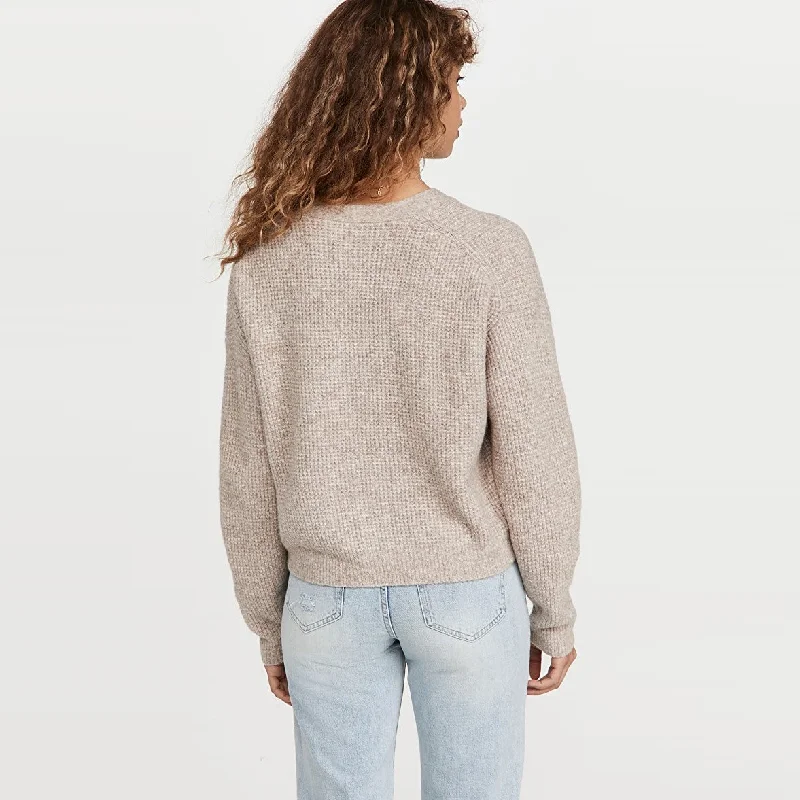 Maggie Cozy Knit Cardigan (Oat)