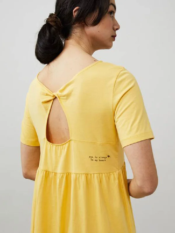 Odd Molly Camellia Dress Yellow