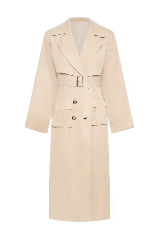 VICTORIA DETACHABLE TRENCH COAT