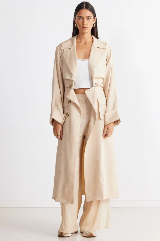 VICTORIA DETACHABLE TRENCH COAT