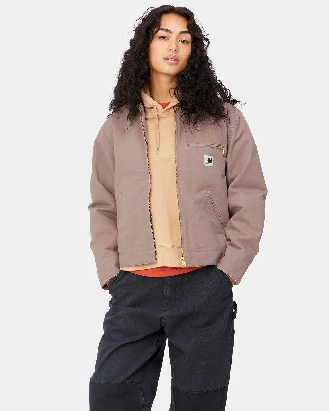 Womens OG Detroit Jacket - Lupinus / Black Rinsed