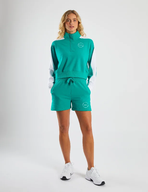 Steffi Half Zip Spearmint Green