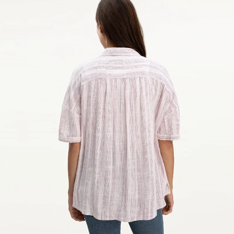 Blanche Shirt (Orchid Stripe)