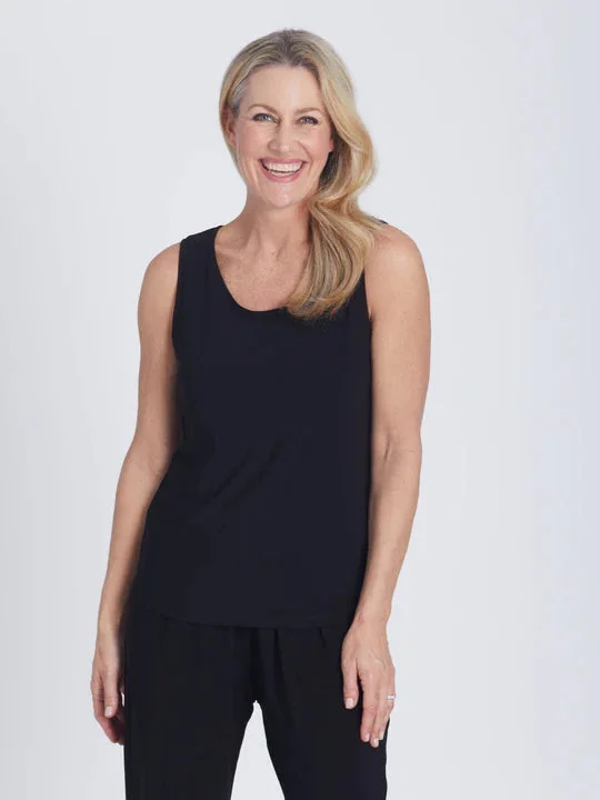 CORDELIA ST JERSEY CAMI BLACK