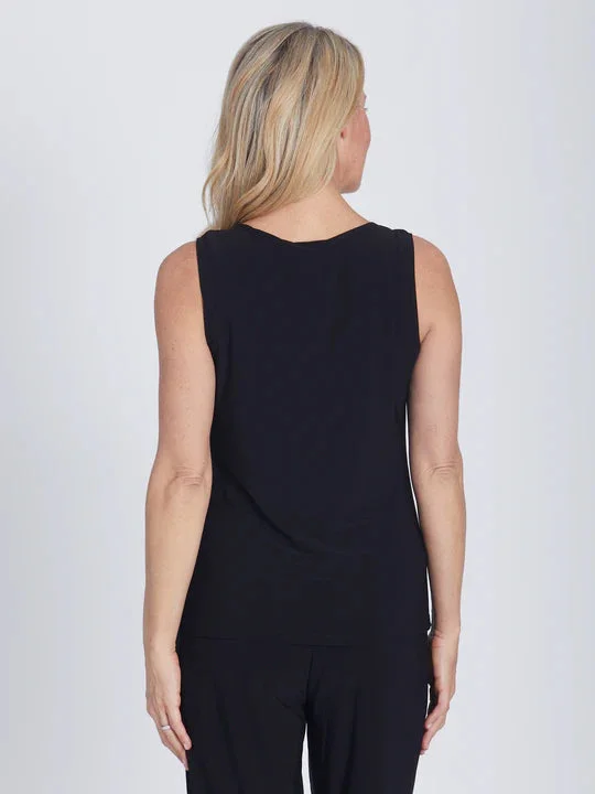 CORDELIA ST JERSEY CAMI BLACK