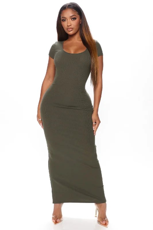 Gemma Maxi Dress - Olive