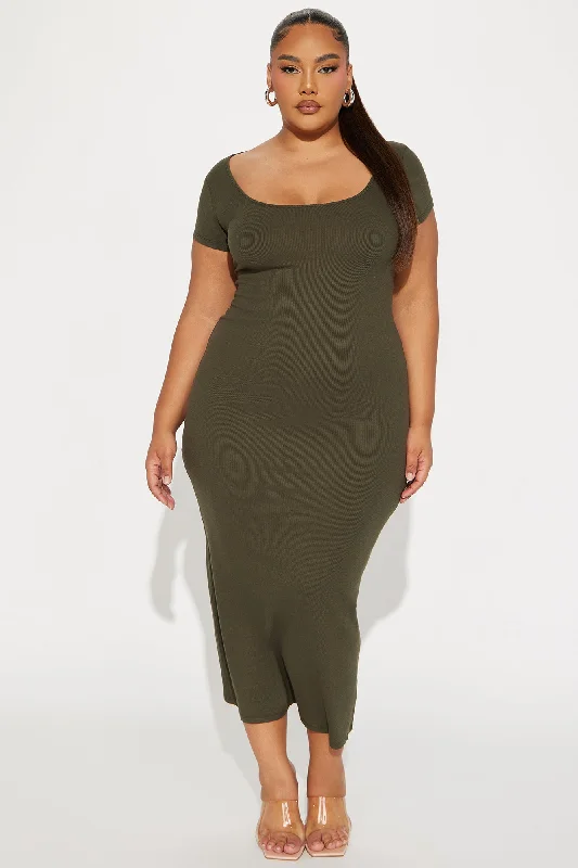 Gemma Maxi Dress - Olive