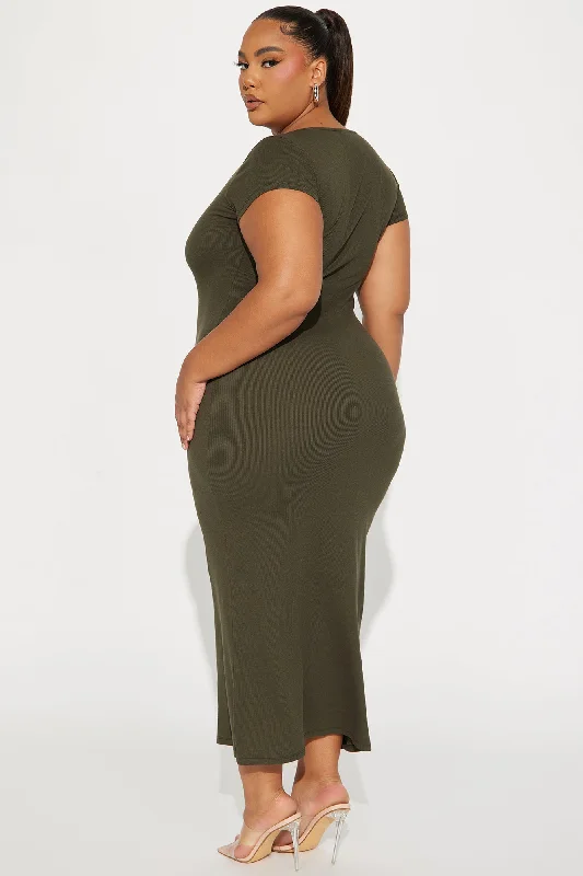 Gemma Maxi Dress - Olive