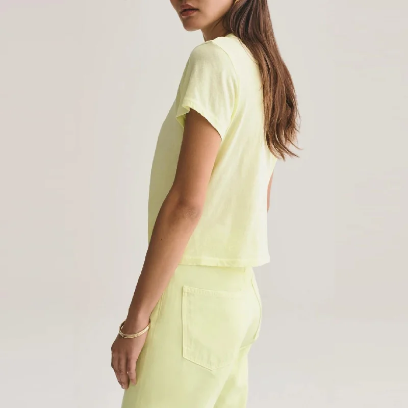 Linda Boxy Tee (Limoncello)