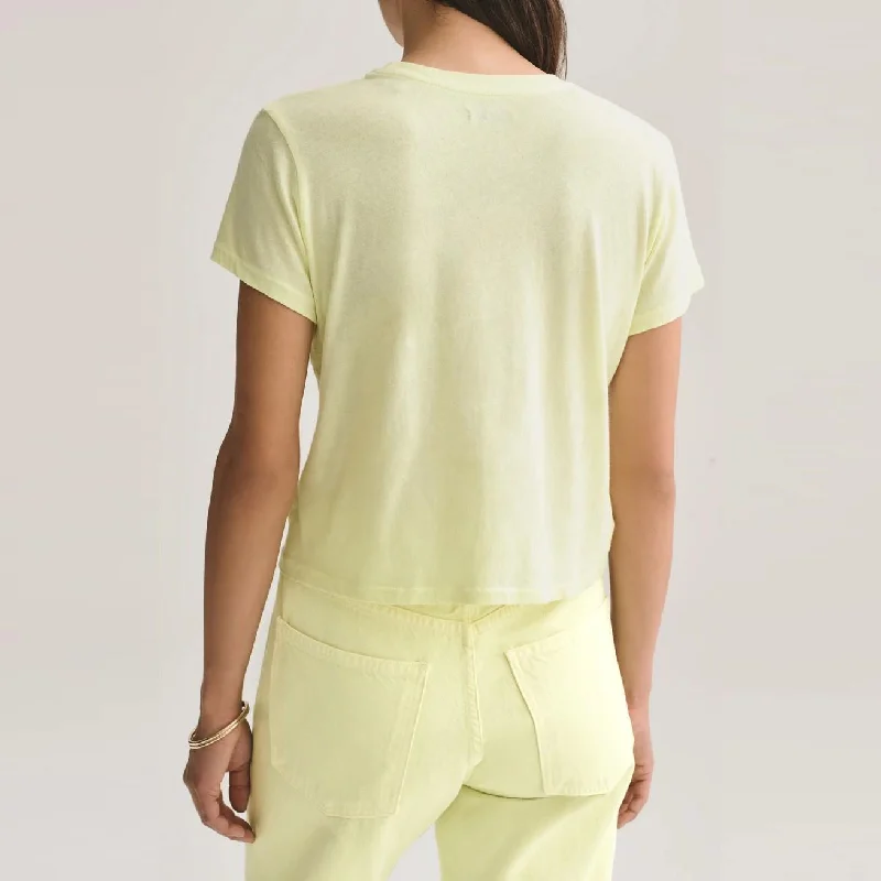 Linda Boxy Tee (Limoncello)